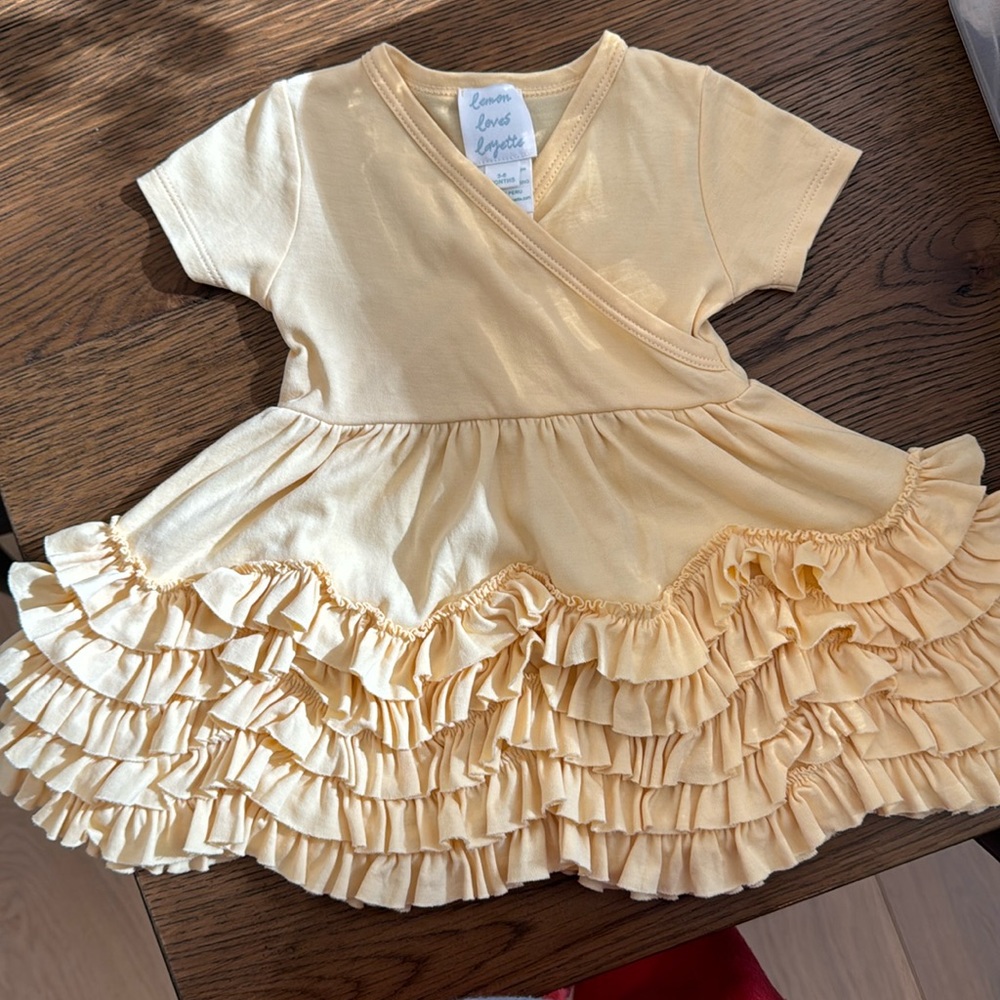 Lemon Loves Layette Ruffle Dress - NWOT